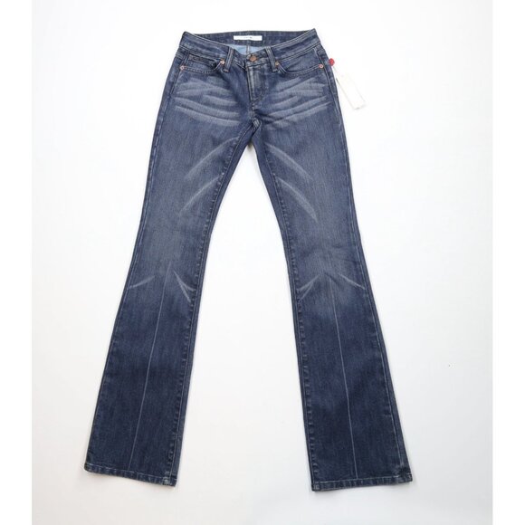 New Joe's Jeans Womens 26 The Honey Booty Fit Curvy Flared Wide Leg Denim Jeans - Picture 1 of 15